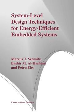 portada system-level design techniques for energy-efficient embedded systems (en Inglés)