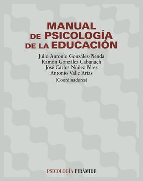 portada Manual de Psicología de la Educación (in Spanish)