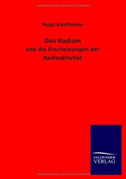 portada Das Radium (German Edition)