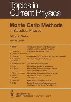 portada monte carlo methods in statistical physics (in English)