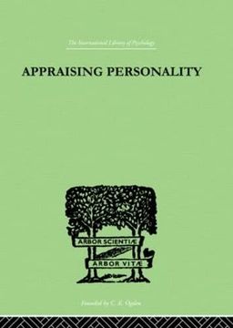 portada Appraising Personality: The use of Psychological Tests in the Practice of Medicine
