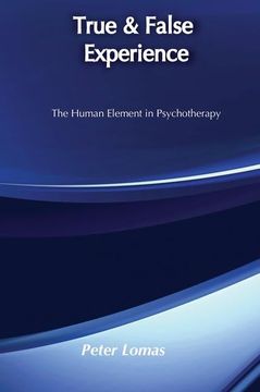 portada True and False Experience: Human Element in Psychotherapy (in English)