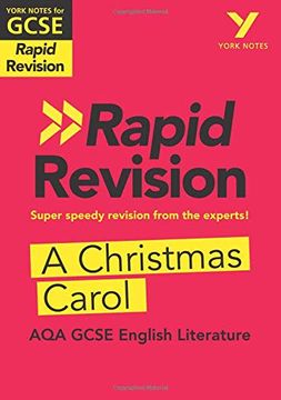 portada York Notes for aqa Gcse (9-1) Rapid Revision: A Christmas Carol (en Inglés)