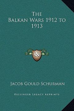 portada the balkan wars 1912 to 1913 (in English)