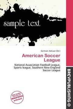 portada american soccer league (en Inglés)