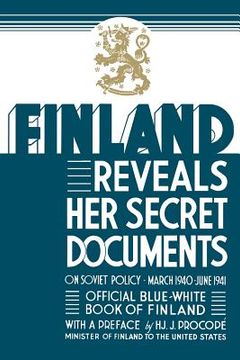 portada finland reveals her secret documents (en Inglés)