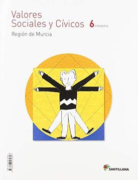 portada Valores Sociales y Civicos Region de Murcia 6 Primaria (in Spanish)
