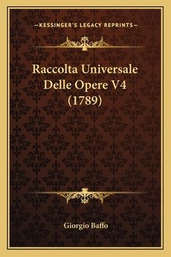 portada Raccolta Universale Delle Opere V4 (1789) (en Italiano)