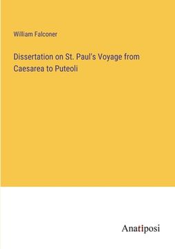 portada Dissertation on St. Paul's Voyage from Caesarea to Puteoli (en Inglés)
