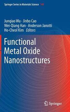 portada functional metal oxide nanostructures (en Inglés)