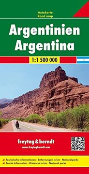 portada Freytag Berndt Autokarten, Argentinien - Maßstab 1: 1: 500. 000