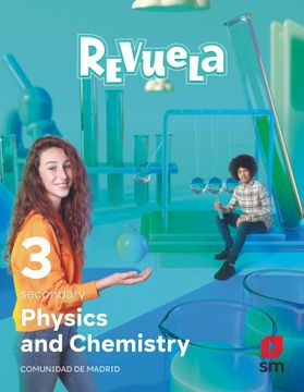 portada Physics and Chemistry. 3 Secondary. Revuela. Comunidad de Madrid