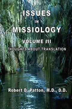 portada issues in missiology, volume iii, thoughts about translation (en Inglés)