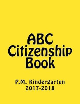 portada ABC Citizenship Book P.M Kindergarten2017 (in English)