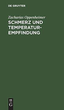 portada Schmerz und Temperaturempfindung (en Alemán)