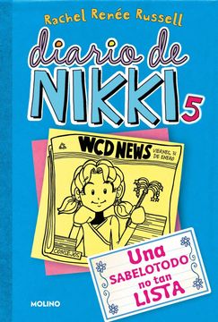 portada Una Sabelotodo no tan Lista. Diario de Nikki. 5