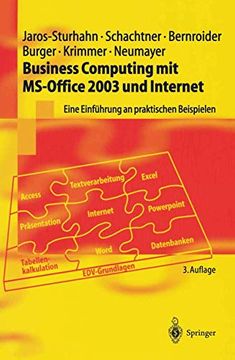 portada Business Computing mit Ms-Office 2003 und Internet: Eine Einführung an Praktischen Beispielen (en Alemán)
