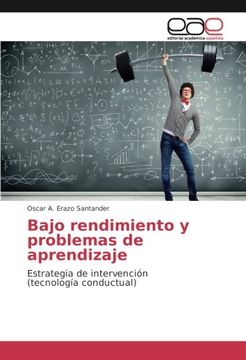portada Bajo rendimiento y problemas de aprendizaje: Estrategia de intervención (tecnología conductual) (Spanish Edition)