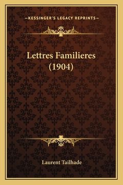 portada Lettres Familieres (1904) (in French)