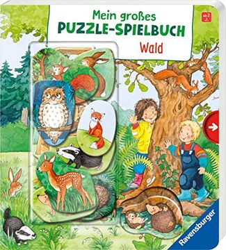 portada Mein Großes Puzzle-Spielbuch: Wald (en Alemán)