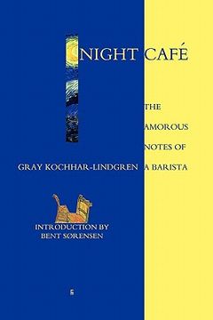 portada night cafe: the amorous notes of a barista (in English)