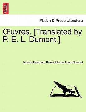 portada OEuvres. [Translated by P. E. L. Dumont.] (en Francés)
