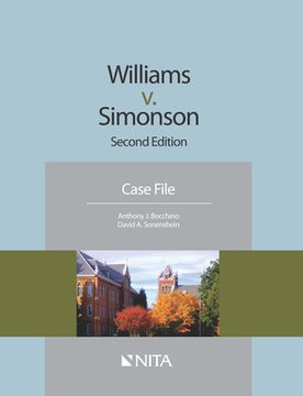 portada Williams V. Simonson: Case File (en Inglés)