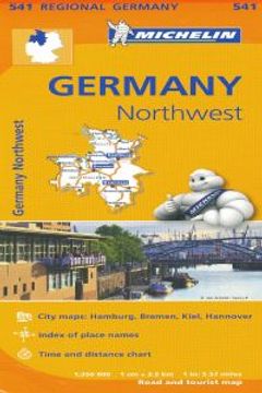 portada Mapa 541 Germany Northwest (en Inglés)