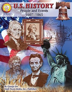 portada u.s. history, grades 6 - 8: people and events: 1607-1865 (in English)