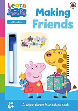 portada Learn With Peppa: Making Friends: Wipe-Clean Activity Book