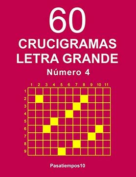 portada 60 Crucigramas Letra Grande Número 4 (in Spanish)