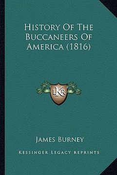 portada history of the buccaneers of america (1816) (en Inglés)