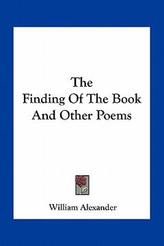 portada the finding of the book and other poems