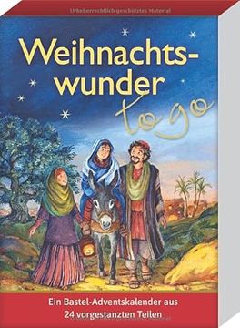 portada Weihnachtswunder - to go ein Bastel-Adventskalender aus 24 Vorgestanzten Teilen (in German)