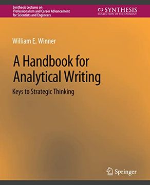 portada A Handbook for Analytical Writing: Keys to Strategic Thinking (en Inglés)