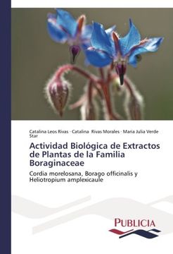 portada Actividad Biologica de Extractos de Plantas de La Familia Boraginaceae