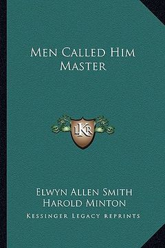 portada men called him master (in English)
