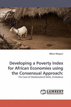 portada developing a poverty index for african economies using the consensual approach (en Inglés)