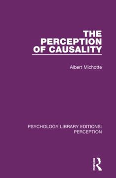 portada The Perception of Causality (Psychology Library Editions: Perception)