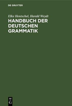 portada Handbuch der Deutschen Grammatik (in German)