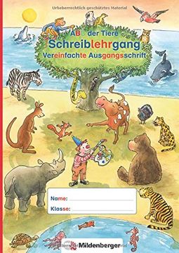 portada Abc der Tiere - Schreiblehrgang va in Sammelmappe Neubearbeitung: Vereinfachte Ausgangsschrift (Abc der Tiere - Neubearbeitung) (en Alemán)