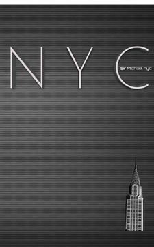 portada NYC chrysler building space grey $ir Michael designer blank journal limited edition: NYC chrysler building space grey $ir Michael designer (en Inglés)