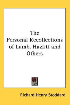portada the personal recollections of lamb, hazlitt and others (en Inglés)