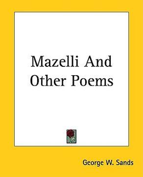 portada mazelli and other poems (en Inglés)