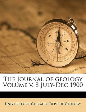 portada the journal of geology volume v. 8 july-dec 1900