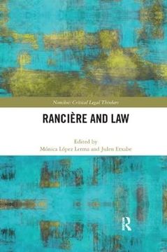 portada Rancière and law (en Inglés)