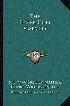 portada the lesser holy assembly (in English)