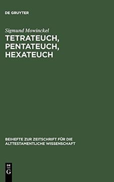portada Tetrateuch, Pentateuch, Hexateuch (in German)