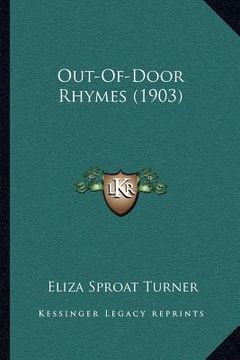 portada out-of-door rhymes (1903) (en Inglés)