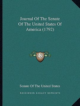 portada journal of the senate of the united states of america (1792) (en Inglés)